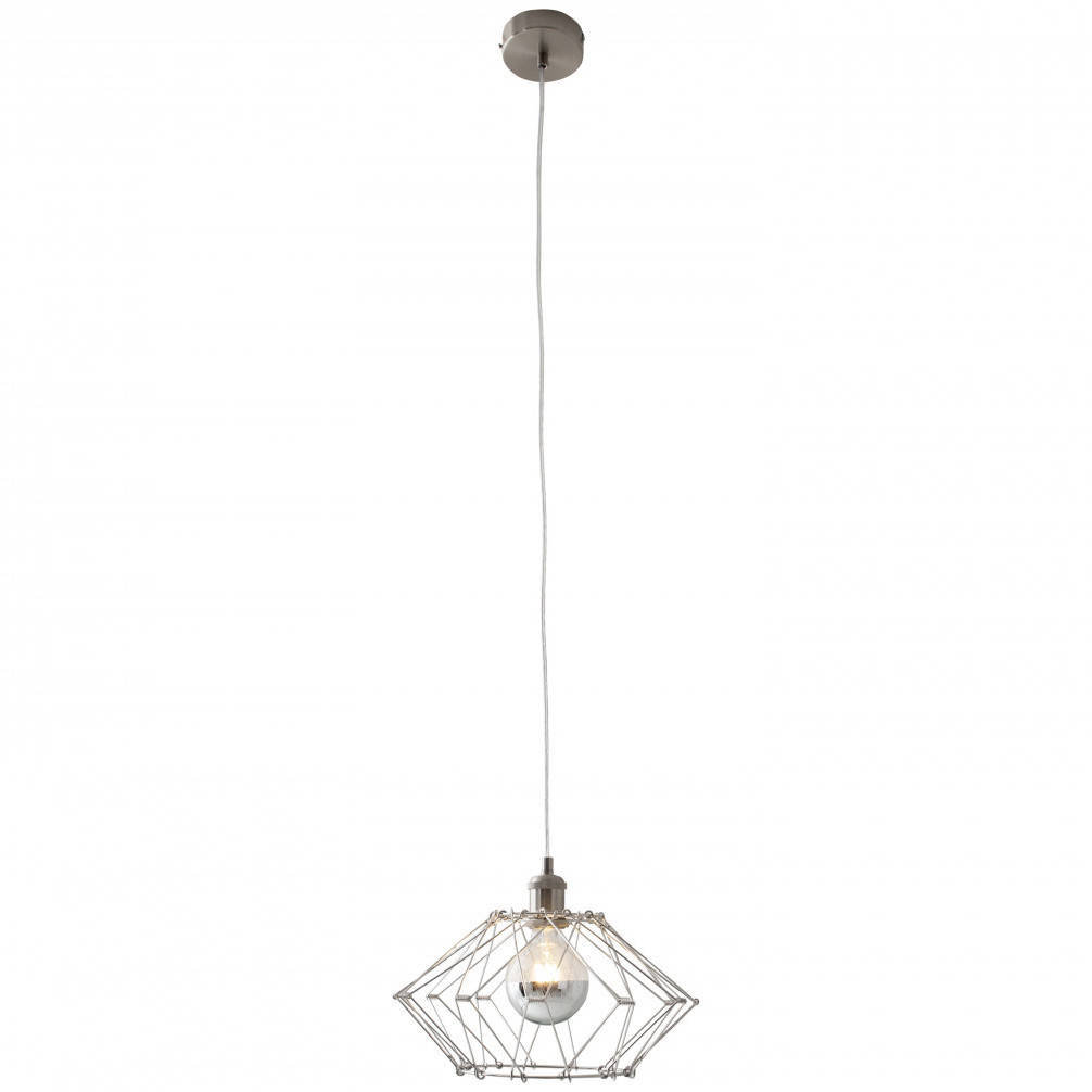 Nave Regulowana LAMPA wisząca 6115359 druciana OPRAWA metalowy ZWIS klatka chrom 6115359
