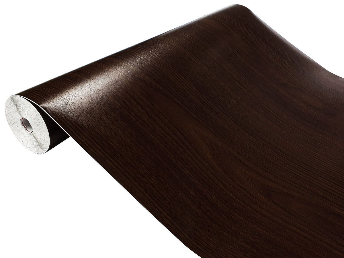 Folia klejowa drewnopodobna na metry samoprzylepna okleina meblowa imitacja drewna 100x67,5 cm Kasztan Wenge