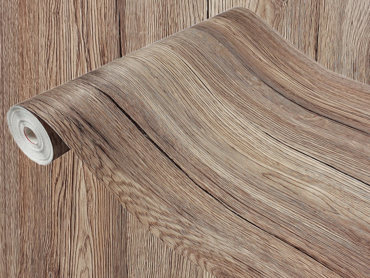 Folia klejowa drewnopodobna na metry samoprzylepna okleina meblowa imitacja drewna 100x45 cm Dąb Sonoma Sanremo