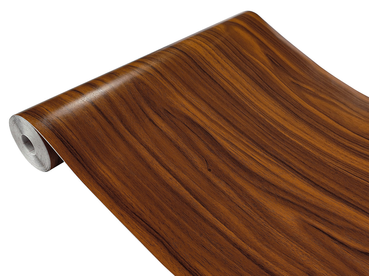 Folia klejowa drewnopodobna na metry samoprzylepna okleina meblowa imitacja drewna 100x90 cm Orzech Złoty