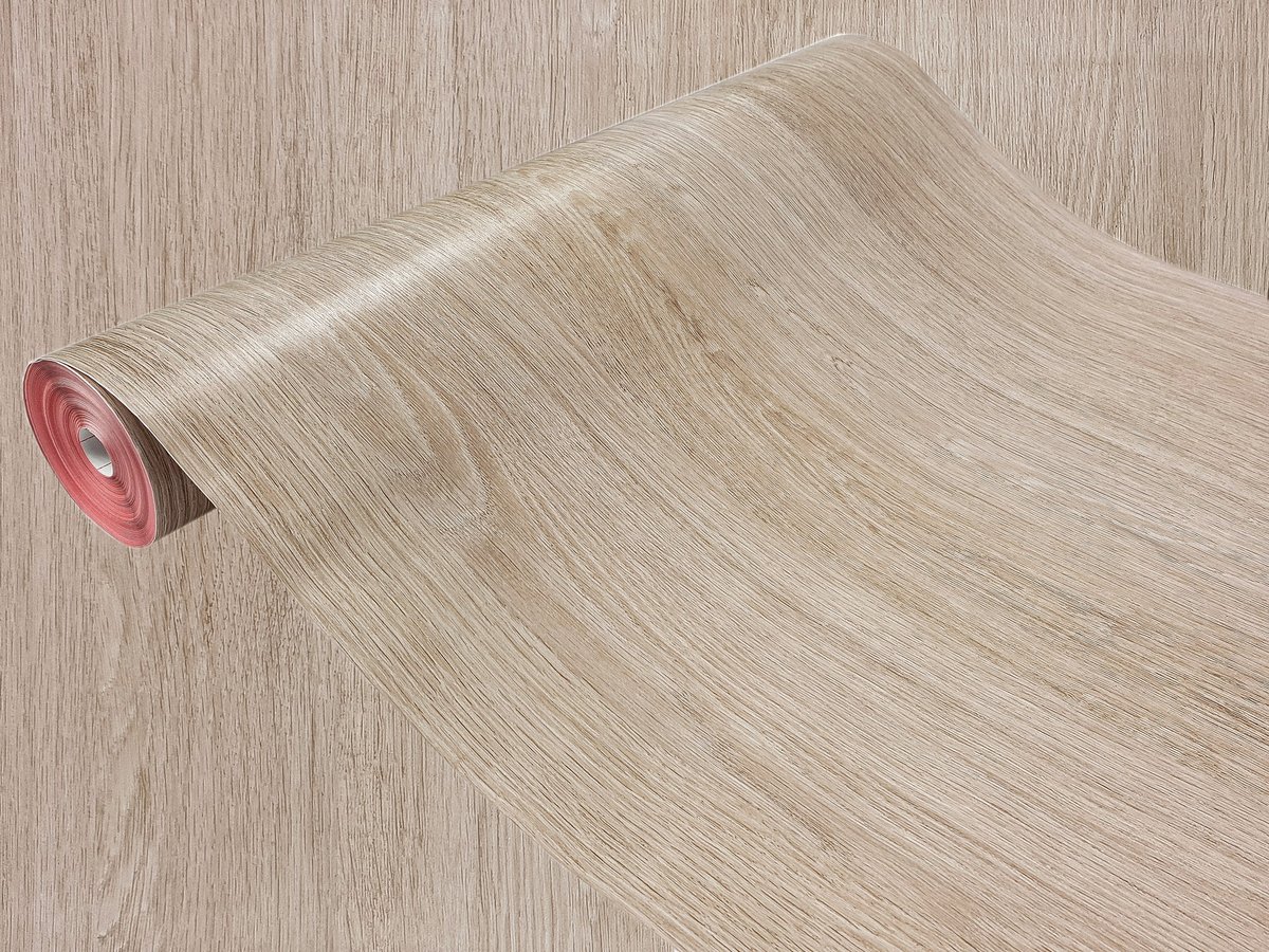Folia klejowa drewnopodobna na metry samoprzylepna okleina meblowa imitacja drewna 100x45 cm Dąb Wapienny