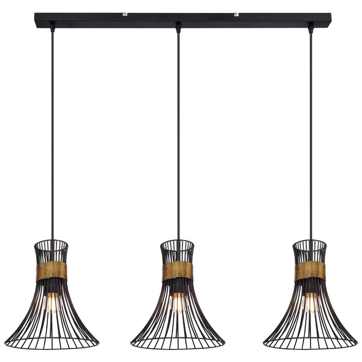 Globo Lighting 54814-3H - Żyrandol na lince PURRA 3xE27/60W/230V