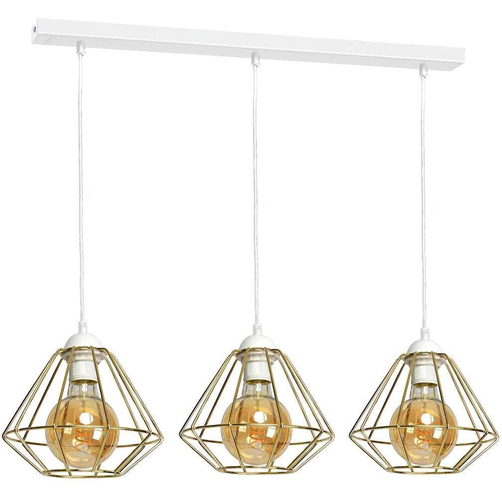 Milagro Lampa wisząca LUPO WHITE/GOLD 3xE27 MLP6267