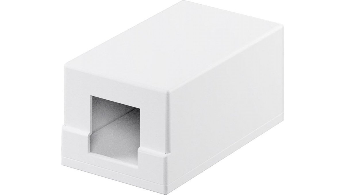 Goobay 79355 Keystone pusta obudowa 1-Port czarny 79355