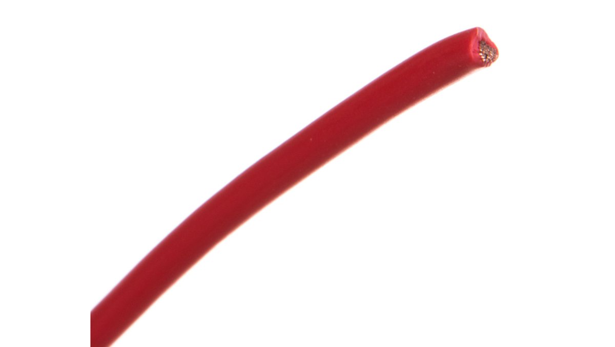 Przewód instalacyjny kabel LgY 2,5mm czerwony 100m