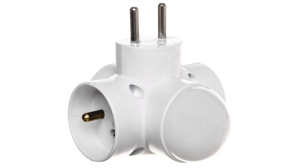 Orno Rozgałęźnik 3x2p+Z z lampką R-48L ADOODOIL0040