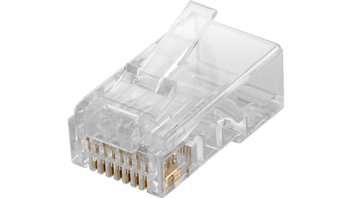 Pro Pro RJ45 plug CAT 5e UTP unshielded - for round cable 4040849725005