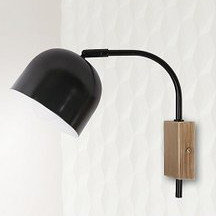 Candellux Rupi Lampa Kinkiet 1X40W E27 Czarny 21-76687