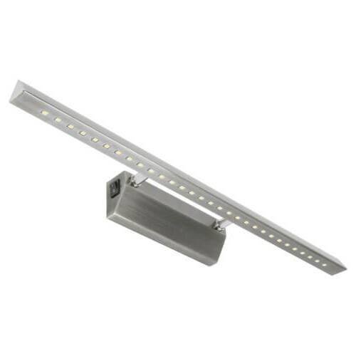 Ideus Kinkiet LAMPA ścienna RITON 03074 OPRAWA metalowa LED 6W galeryjka nad lustro satyna
