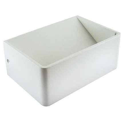 Ideus Kinkiet LAMPA ścienna BETI LED 10W 03103 prostokątna OPRAWA metalowa kostka biała