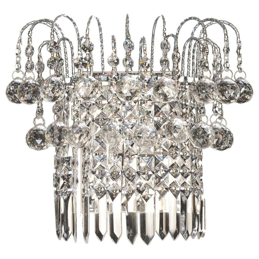 Zdjęcia - Żyrandol / lampa Kinkiet LAMPA ścienna VEN K-B 0108/2 kryształowa OPRAWA glamour crystal pr