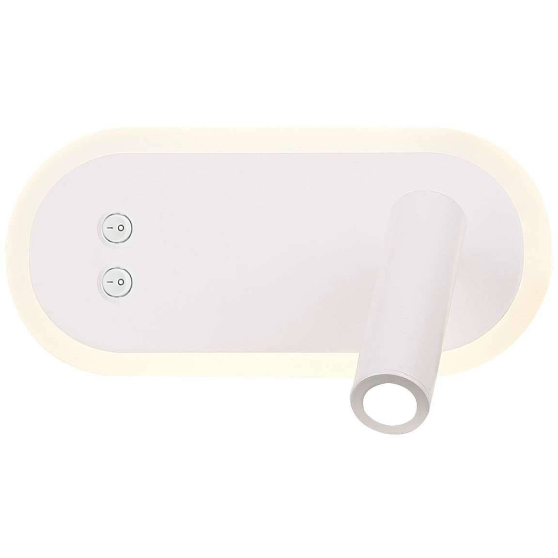 Candellux MIRACLE LAMPA KINKIET 6W+3W LED BIAŁY 22-76014