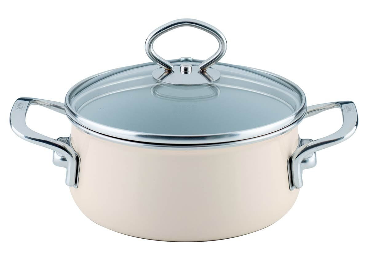 Riess Garnek ceramiczny 1l kremowy Avorio seria Premium