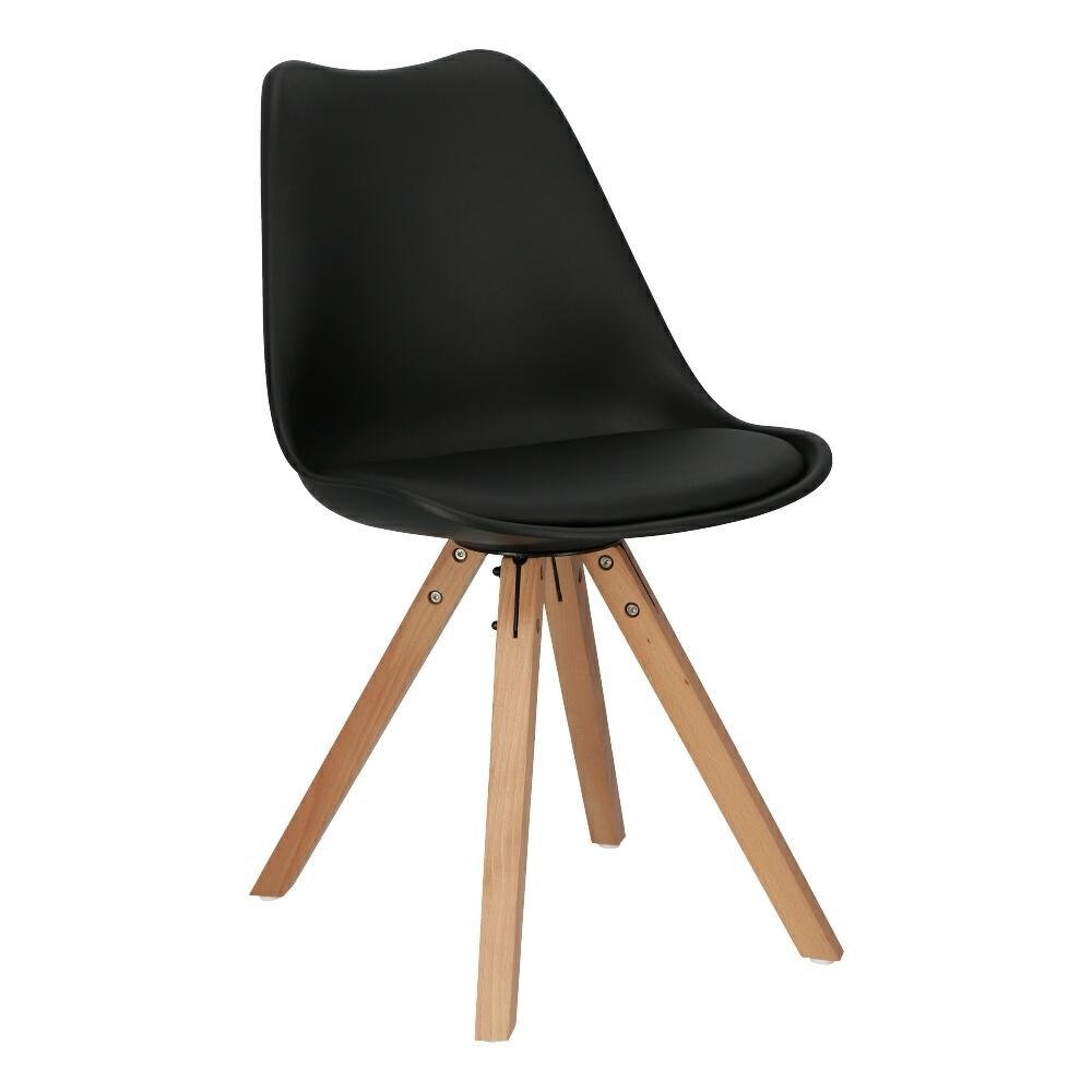 D2.Design Krzesło Norden Star Square PP czarne1627 180261