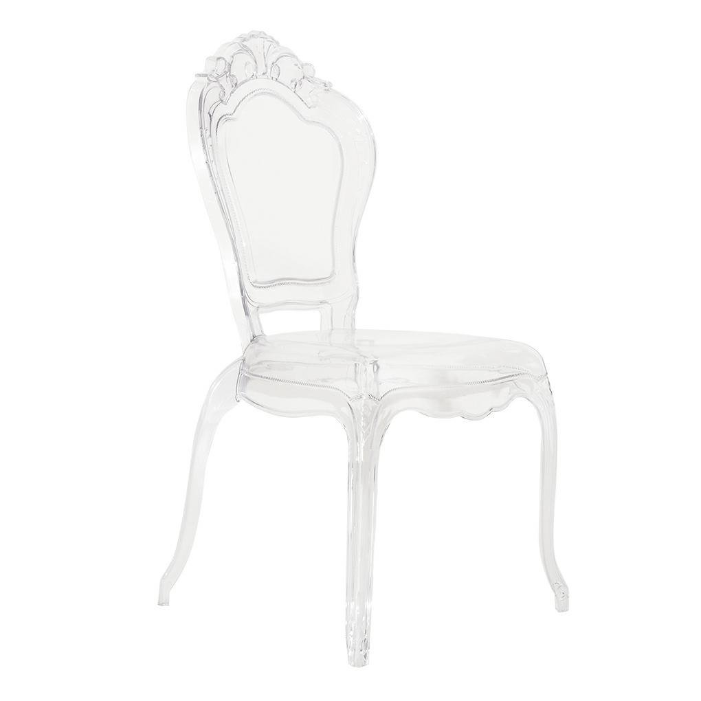 King Home Krzesło KING transparentne poliwęglan