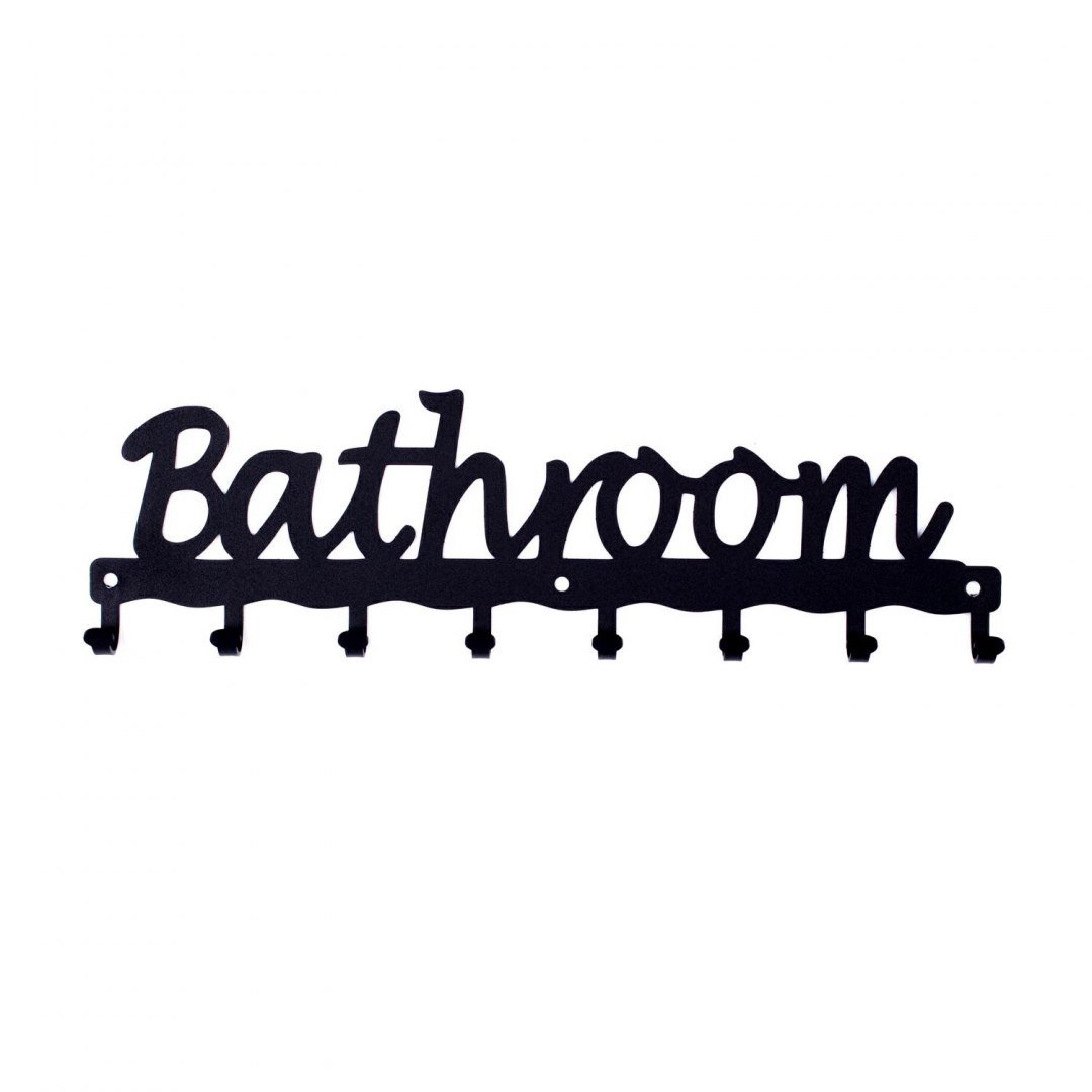 Furnigo Wieszak ścienny Bathroom czarny F-Bathcz