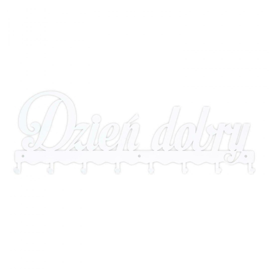 Furnigo Wieszak ścienny Dzień dobry 01 biały F-DD01b