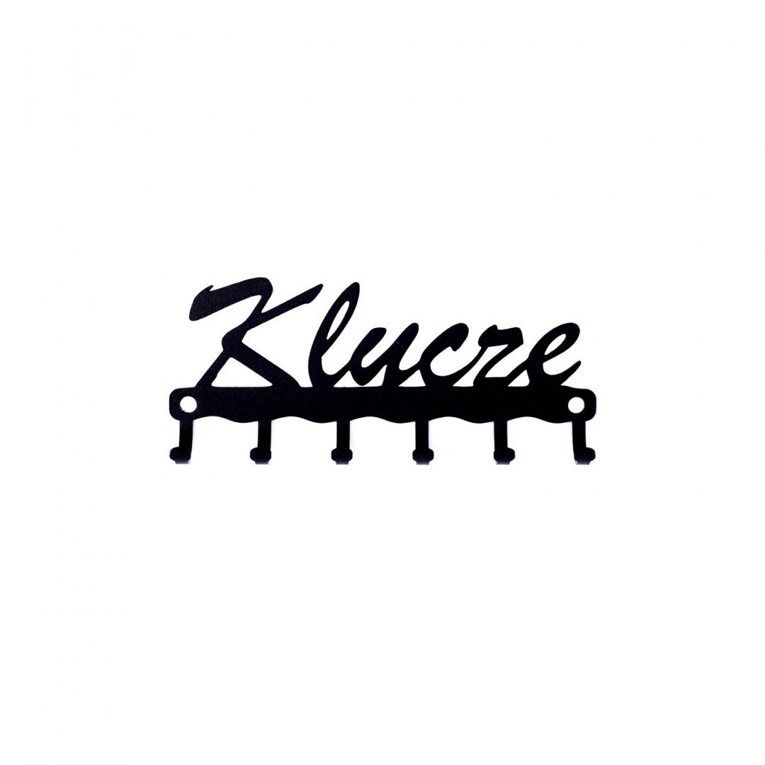 Furnigo Wieszak ścienny Klucze czarny F-Klucz
