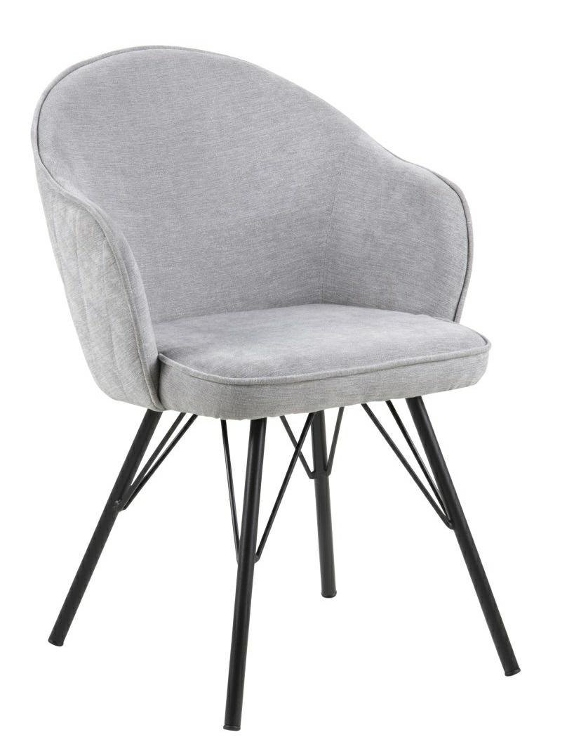 D2.Design Krzesło Mitzie Steal Szare 188135
