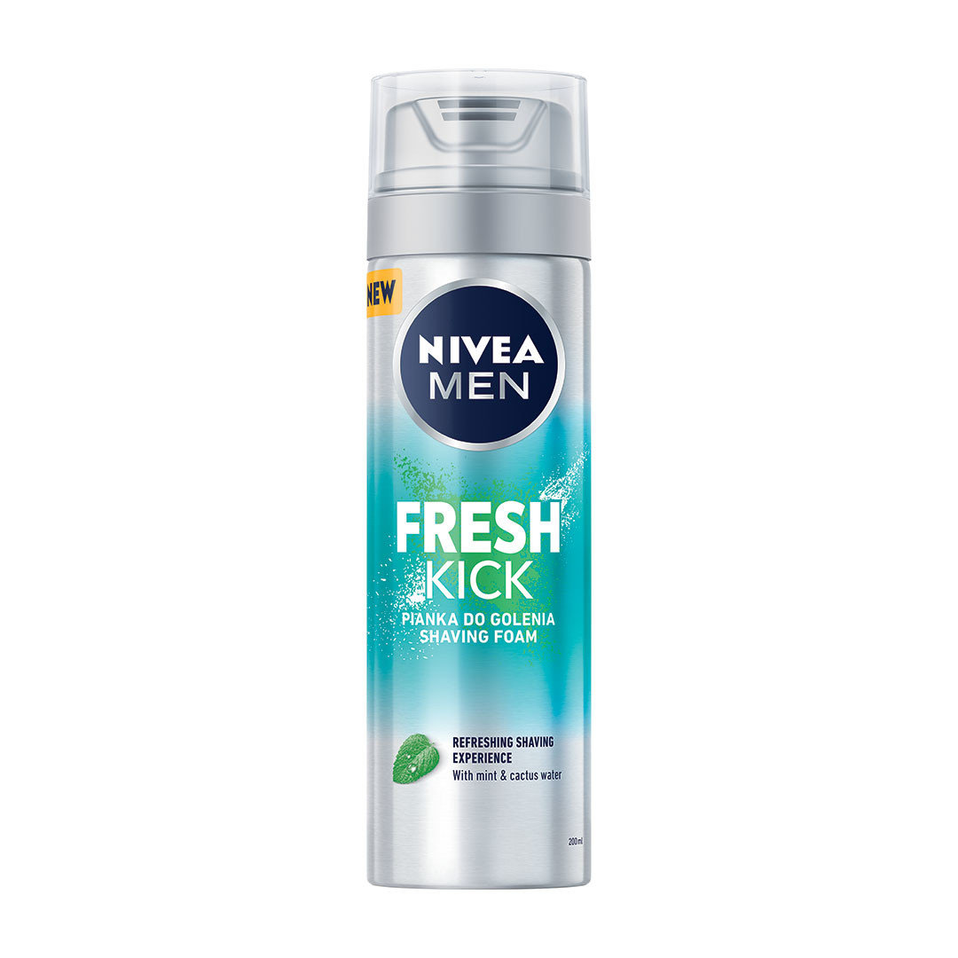 Nivea Men Fresh Kick Pianka Do Golenia 200ML