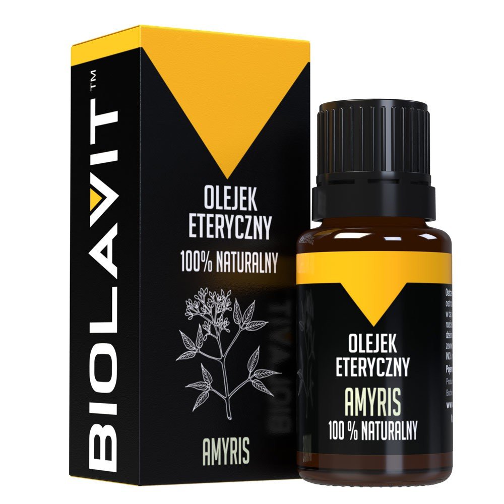 Biolavit Biolavit Biolavit Olejek eteryczny amyrisowy 10 ml OET-AMR-10