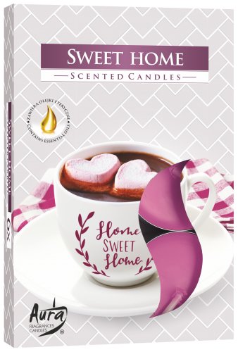 Bispol Podgrzewacze zapachowe, SWEET HOME, 6 szt 5906927038469