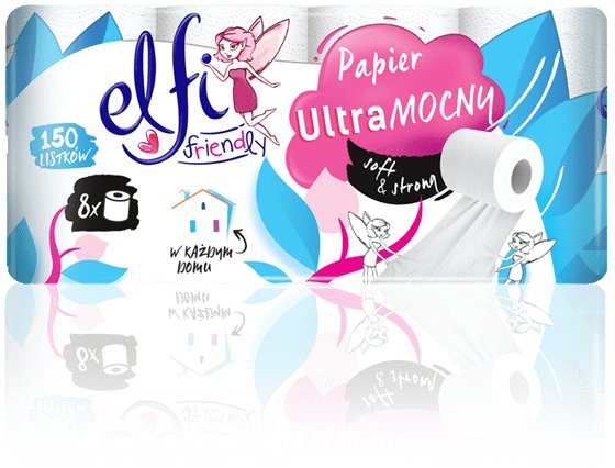 Elfi Papier toaletowy Friendly 2w Ultra Mocny