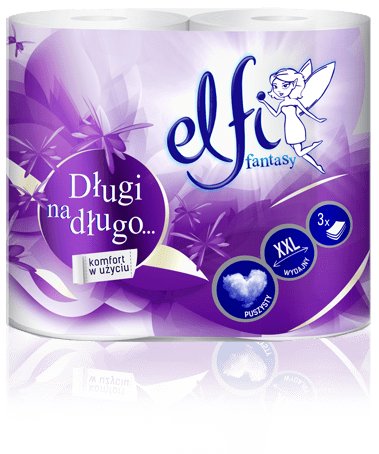 Elfi Papier toaletowy Długi na długo Premium