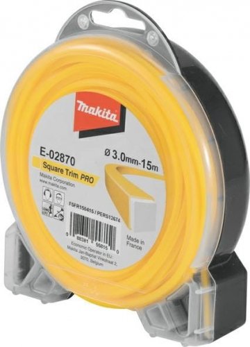 Makita żyłka nylonowa kwadrat 3,0mm/ 15m