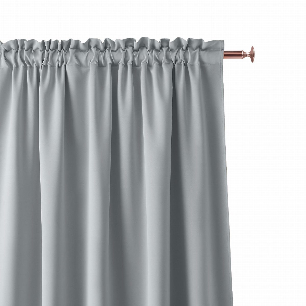 Zasłona AURA Light Grey 140x250 Tape Artykuły spożywcze z szybką dostawą