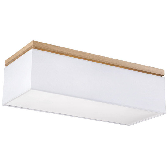 Britop Plafon LAMPA skandynawska VERTIGA 34512474 abażurowa OPRAWA sufitowa prostokątna szara