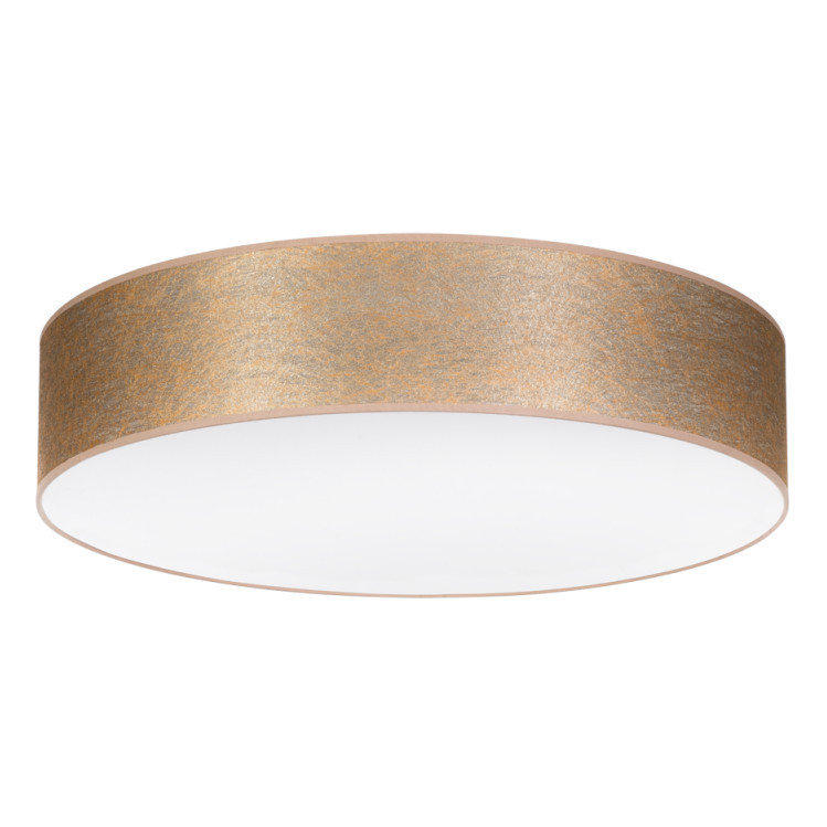 Britop LAMPA sufitowa NEVOA 47945802 okrągła OPRAWA plafon materiałowy loft złoty