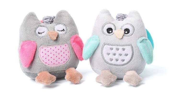 BabyOno zabawka dla dzieci z wibracją OWL SOFIA 442
