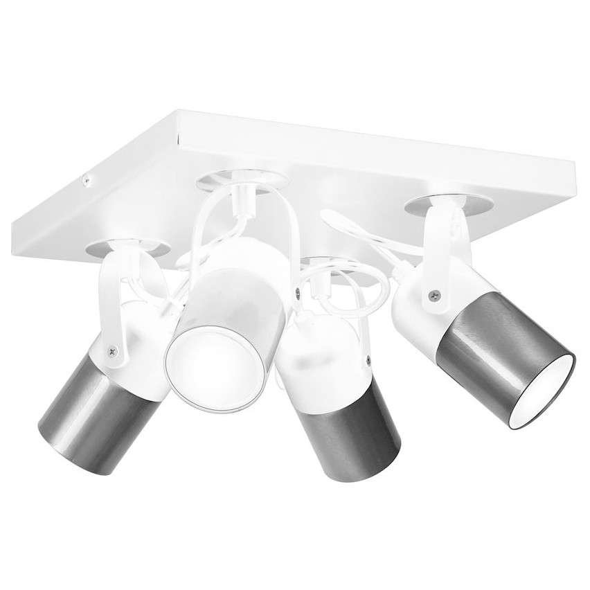 Milagro Lampa sufitowa WILSON WHITE 4xGU10 MLP4859
