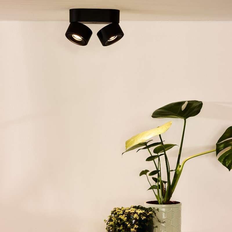 Lucide YUMIKO Lampa Sufitowa LED Czarny 2-punktowe Nowoczesny Obszar wewnętrzny YUMIKO 35911/16/30