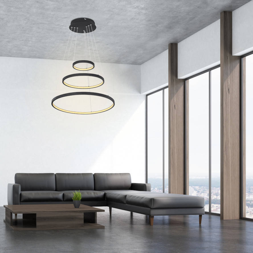 Globo Lighting Lampa wisząca LED 57W RALPH 67192-57B Globo 67192-57B