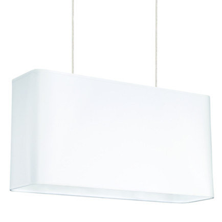 Britop LAMPA wisząca CADRE 872010228 prostokątna OPRAWA abażurowy ZWIS loftowy biały