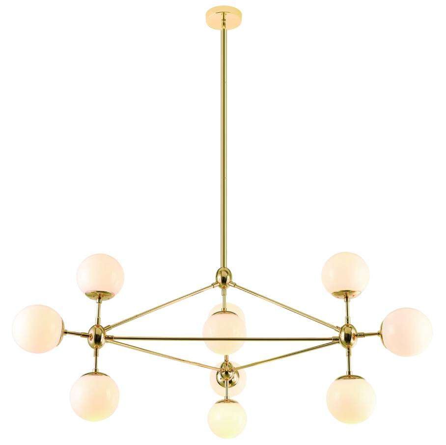 Orlicki Design Bao lampa wisząca biały złoty OR80070