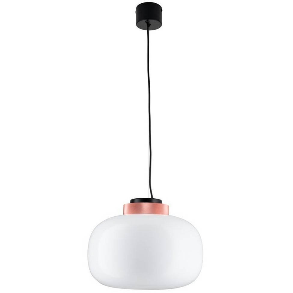 KKS LAMPA wisząca KKS 9969P/B MILKY szklana OPRAWA loft LED 7W 3000K zwis bursztynowy KKS 9969P/B MILKY