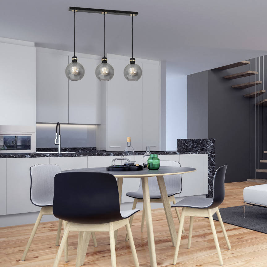 Milagro Lampa wisząca OMEGA BLACK GOLD 3xE27 MLP6531