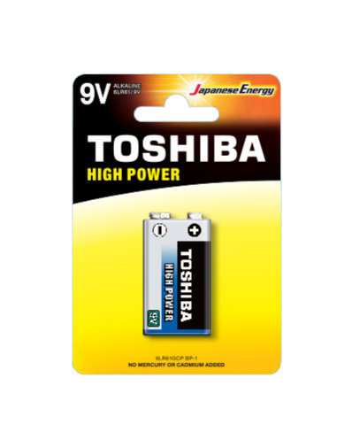 Bateria alkaliczna TOSHIBA 6LR61GCP, BP-1, 1 szt.