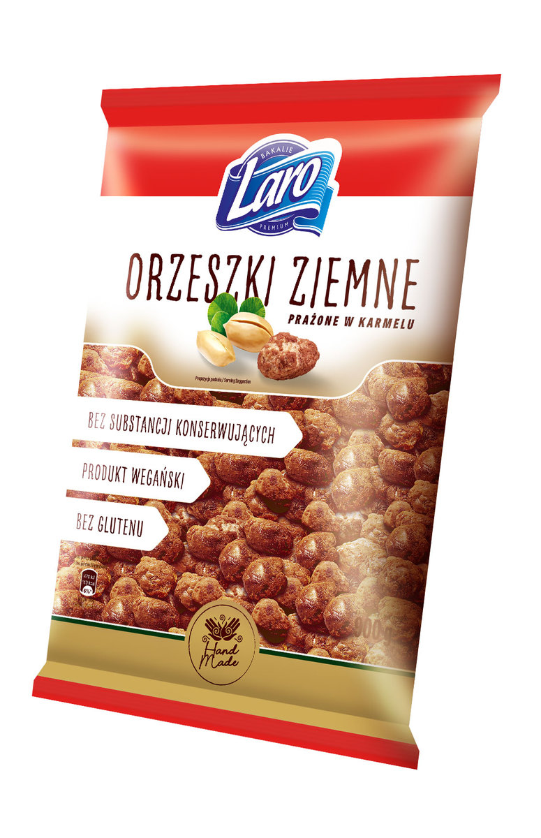 Laro, orzeszki ziemne prażone w karmelu, 900 g