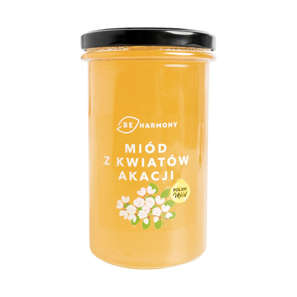 BeHarmony, miód z kwiatów akacji, 700 g