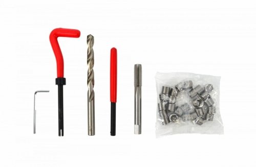 AWTOOLS ZESTAW DO NAPRAWY GWINTÓW M8x1.25 30 szt.