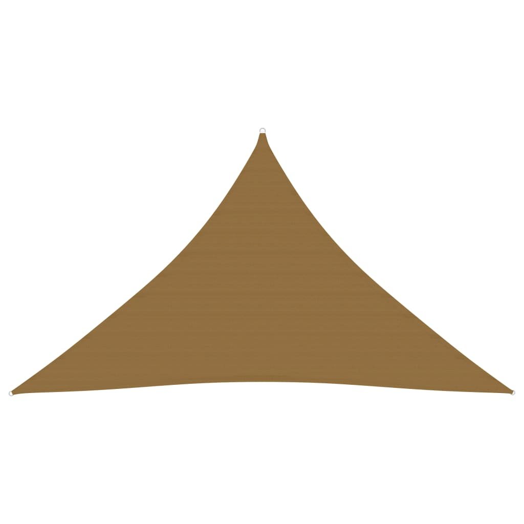 vidaXL Żagiel przeciwsłoneczny, 160 g/m, taupe, 4x4x5,8 m, HDPE vidaXL