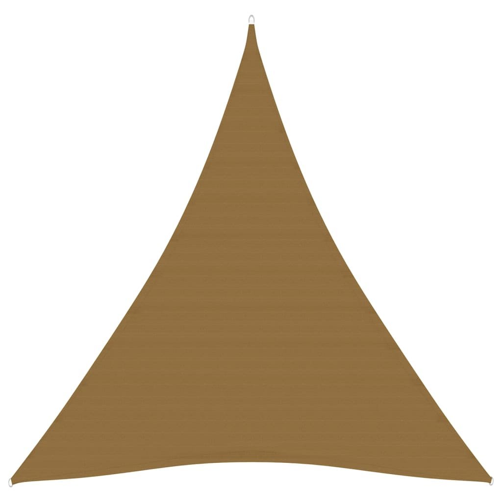 vidaXL Żagiel przeciwsłoneczny, 160 g/m, kolor taupe, 4x5x5 m, HDPE vidaXL