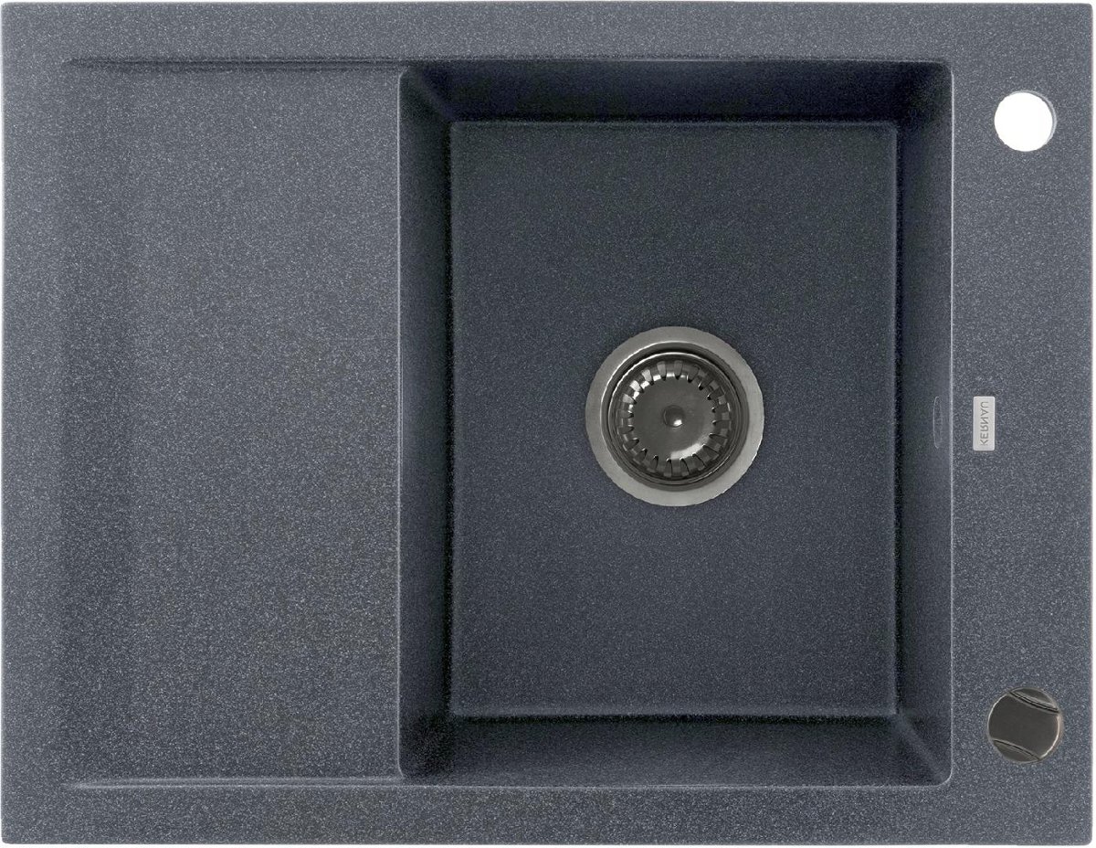 Kernau Zlewozmywak granitowy KGS M 4565 1B1D Graphite  178507