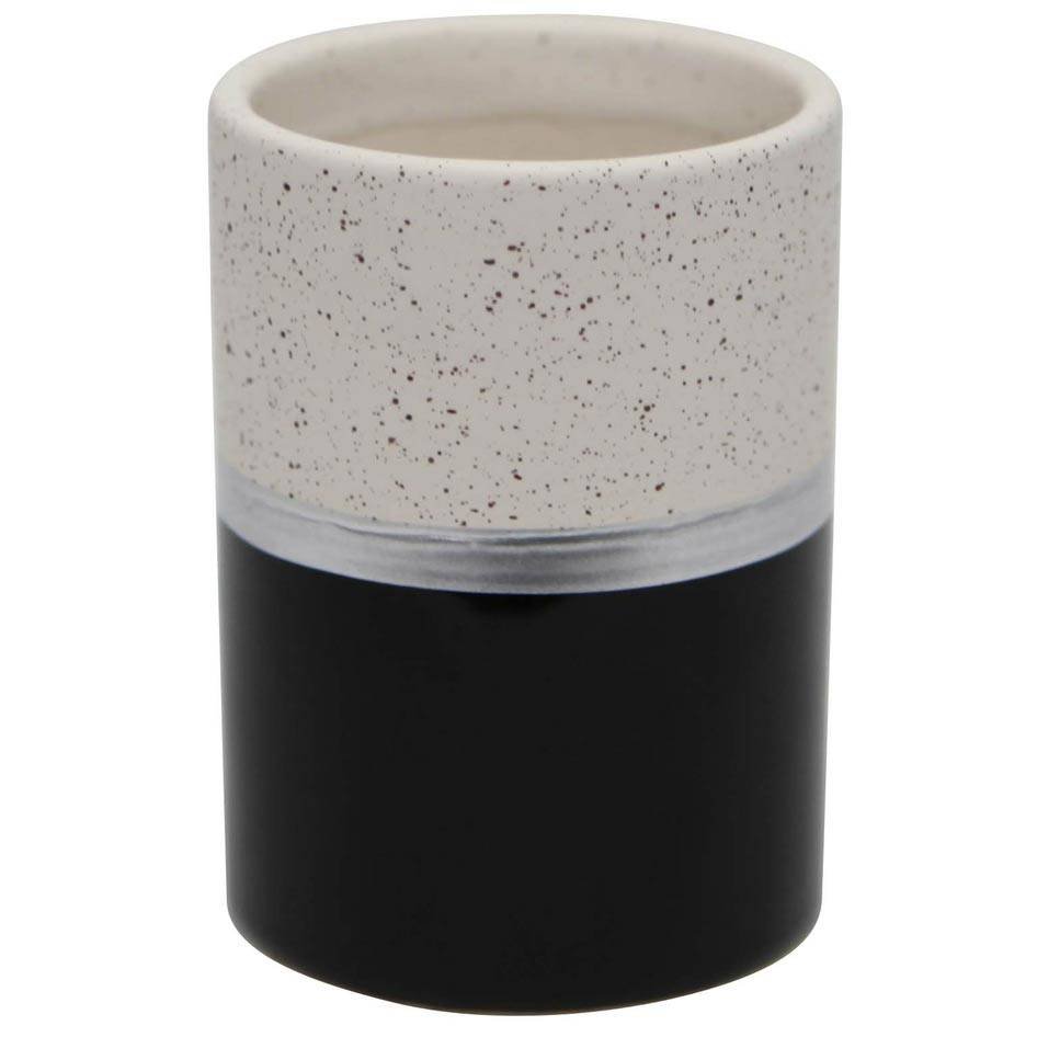 Ceramiczny kubek na szczoteczki 7 x 10 cm None