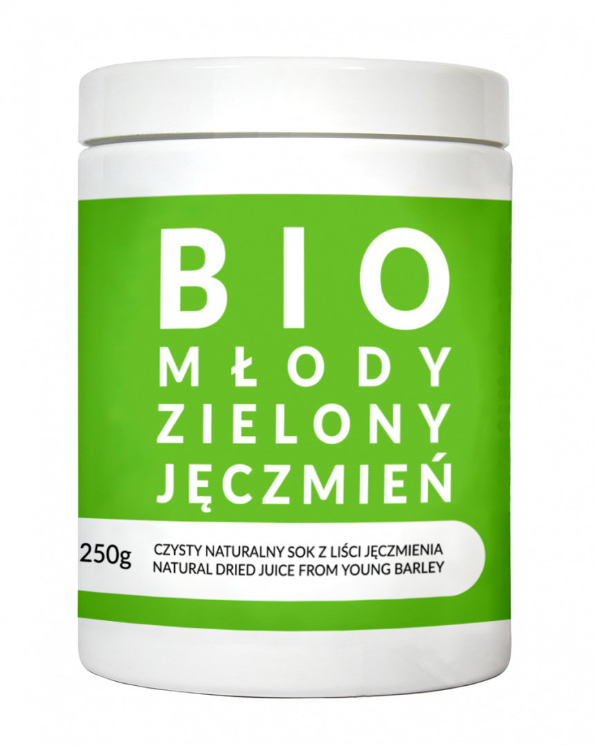 Młody Jęczmień Zielony sproszkowany Sok Bio 3x250g