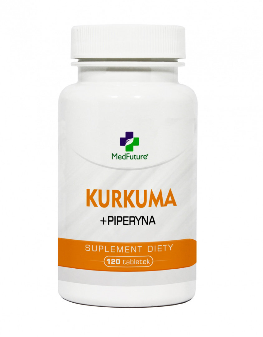 Kurkuma + piperyna - ekstrakt 2500 mg - 120 tabletek